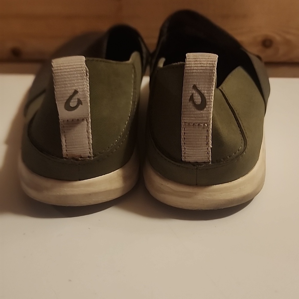 Womens OluKai Slip On Shoes Size 8.5 Us Oilve - Picture 4 of 7